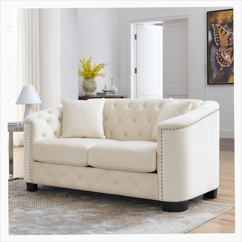 2 seater chesterfield style sofa hotsell